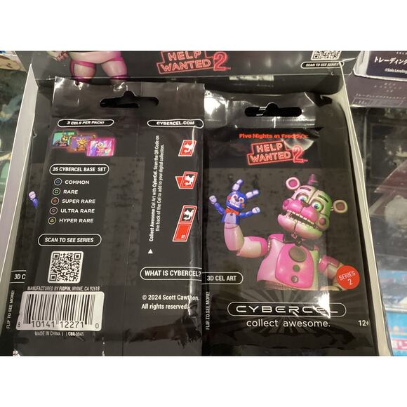 Five Nights At Freddy’s Help Wanted 2 3D CYBERCEL Art Card 3-Pack - Picture 2 of 2